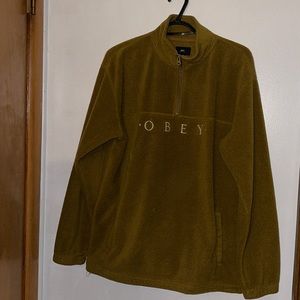 OBEY Fleece 3/4 ZIP